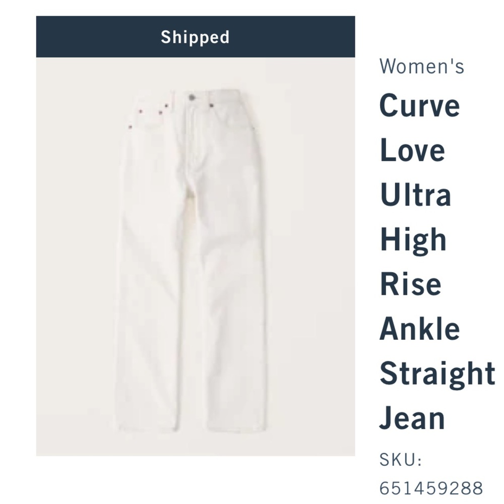 Curve Love Ultra High Rise Ankle Straight Jean